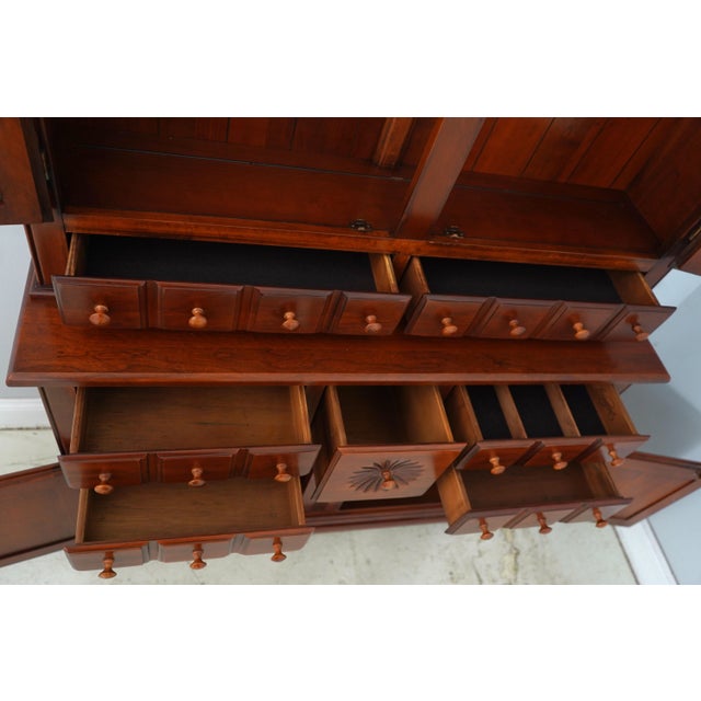Lexington Furniture Lexington Country Cherry China Cabinet Hutch For Sale - Image 4 of 18