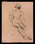 After Paul Grain, Nude of Woman, Original Ink Drawing, Mid-20th Century For Sale