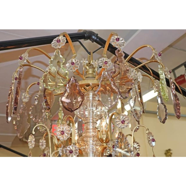19th Century Palatial French Louis XV Style Chandelier Attributed to Baccarat For Sale - Image 15 of 17