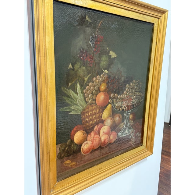 Attributed to George Whitaker (American, 1840–1916), "Still Life of Fruit" For Sale - Image 12 of 12