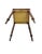Late 20th Century Mahogany One-Drawer Side Table With Spindle Leg and Brass Handle For Sale - Image 9 of 11