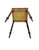 Late 20th Century Side Table One Drawer Mahogany Wood With Spindle Leg and Brass Handle For Sale - Image 9 of 11