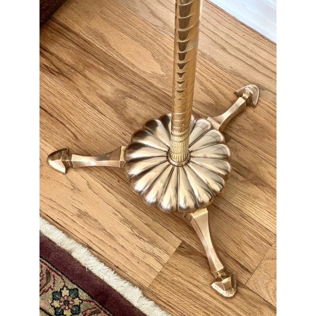 Midcentury Brass Clothing Valet, Hollywood Regency Style, 1940s For Sale In Philadelphia - Image 6 of 13