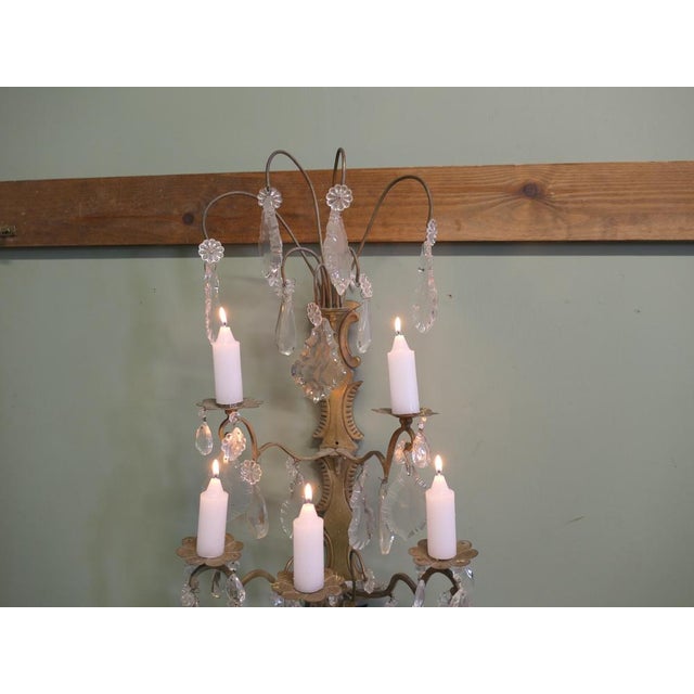 19th Century French Brass Candle Wall Sconce For Sale - Image 5 of 8