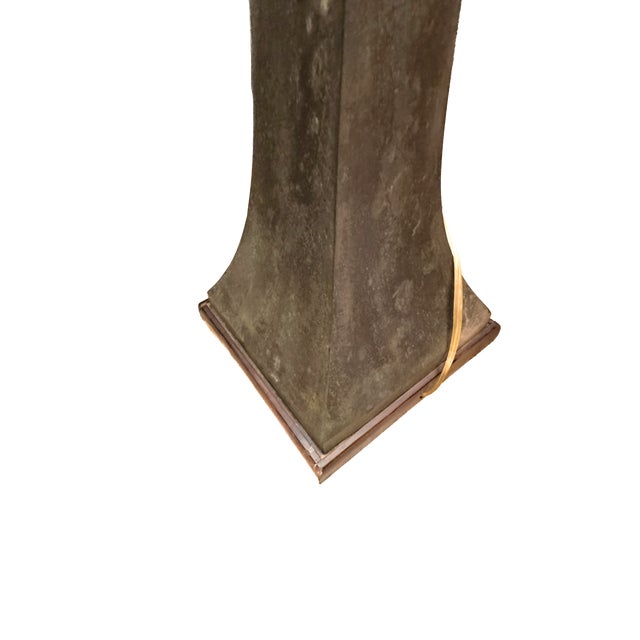 1960s Verdigris Bronze Floor Lamp For Sale - Image 11 of 14