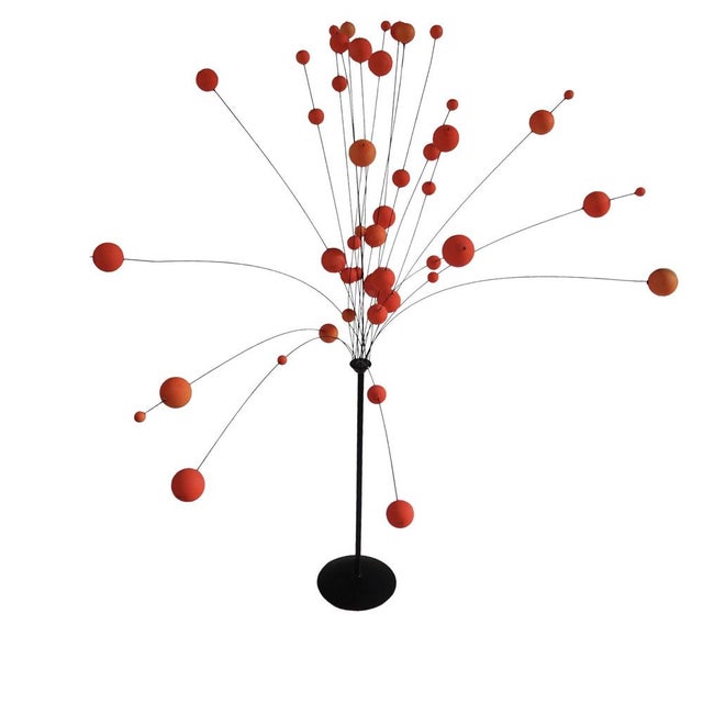 Mid-Century Modern Kinetic Sculpture by Conny Brozek for Laurids Lønborg, 1960s For Sale - Image 3 of 5