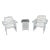 Russell Woodard Mesh Steel Patio Table & 2 Chairs For Sale