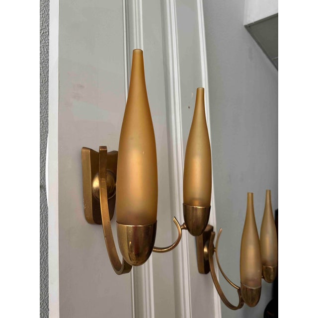 Vintage Italian Sconce attributed to Angelo Lelli for Arredoluce, 1950s For Sale - Image 12 of 18