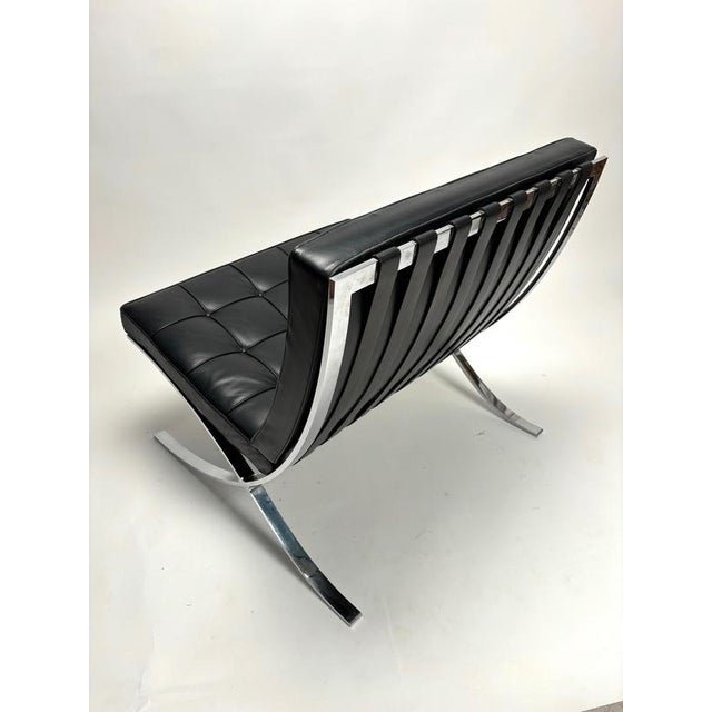 Barcelona Lounge Chairs attributed to Mies Van Der Rohe for Knoll International, 1980s, Set of 2 For Sale - Image 12 of 17