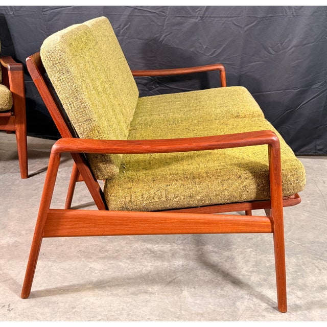 1970s Danish Modern Teak Loveseats by Arne Wahl Iversen for Komfort Denmark, 1960s - A Pair For Sale - Image 5 of 10