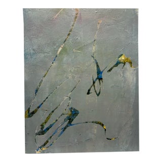 Eve Ozer Contemporary Abstract Moody Oil Painting For Sale