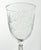1950s 1950s Libbey “Crystal Garland” Etched Flower Water Glasses - Set of 7 For Sale - Image 5 of 7