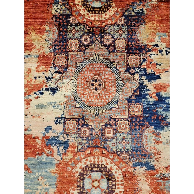 Traditional Hand Knotted Turkman Design Wool Rug. 4'10" X 6'08" For Sale - Image 3 of 4