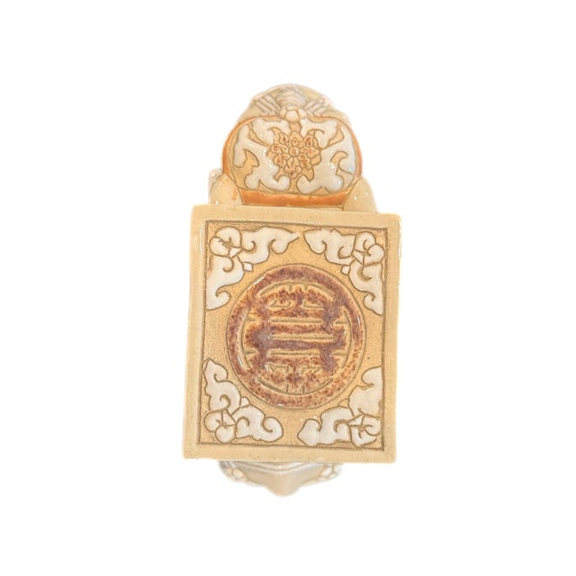 1970s 1970s Neutral Shades Elephant Plant Stand For Sale - Image 5 of 9