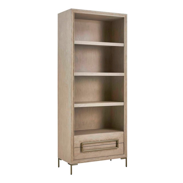Kenneth Ludwig Chicago Alessia Light Oak Etagere For Sale - Image 4 of 10