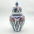 Handmade Ceramic “Kupecik” Ginger Jar (20cm) – Textured Relief with Red Carnations & Purple Tulips For Sale - Image 6 of 8