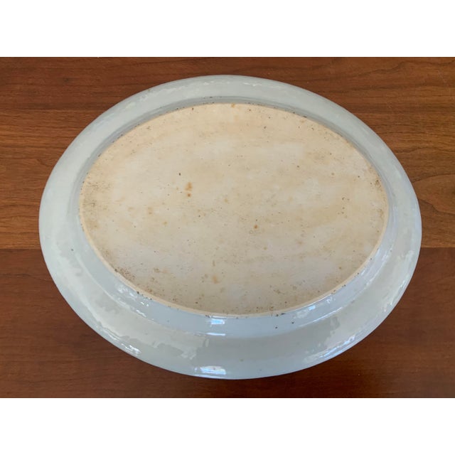 Ceramic 19th Century Famille Rose Chinese Export Platter For Sale - Image 7 of 7