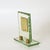Nile Green Chiseled Crystal and Brass Photo Frame from Fontana Arte, Italy, 1950s For Sale - Image 12 of 14