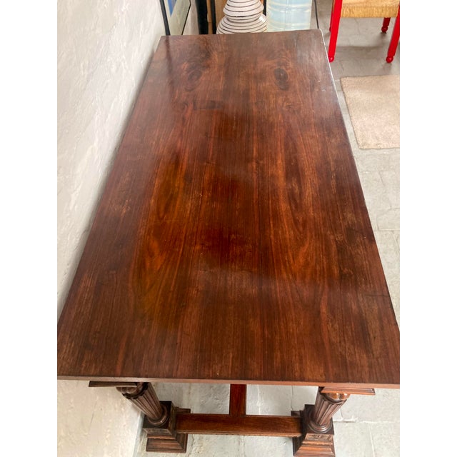 Neo-Renaissance Italian Desk, 1930s For Sale - Image 9 of 18