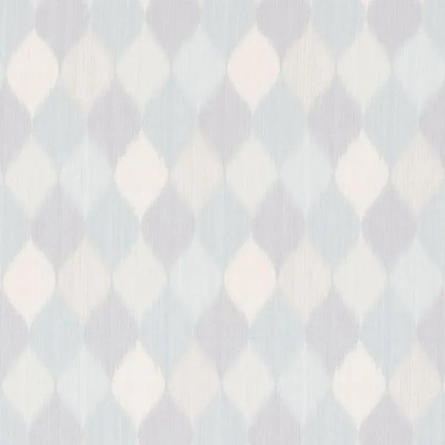 Sample - Schumacher X Miles Redd Harlequin Fabric in Sky For Sale