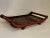 Traditional Antique Asian Wooden Footed Tray For Sale - Image 3 of 9