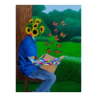 Madoti Oluwadamilare, Hopes Ascending On Delicate Wings Painting For Sale