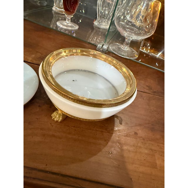 Opaline Glass Candy Dish, in Flawless conditions. Designed before 1890