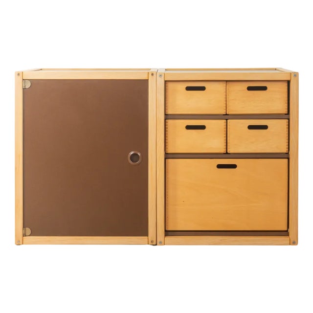 Vintage Chest of Drawers from Flötotto, 1970s, Set of 2 For Sale