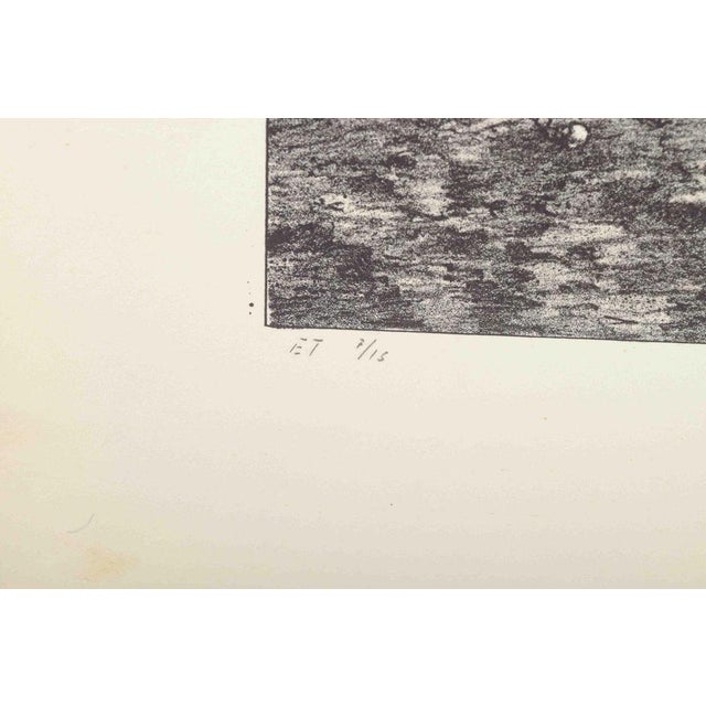 René Tancula, Composition with Architectural Motif, Etching on Paper For Sale - Image 4 of 7