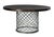 Modern Bernhardt Hallam Metal Base Dining Table With Round Wooden Top For Sale - Image 3 of 3