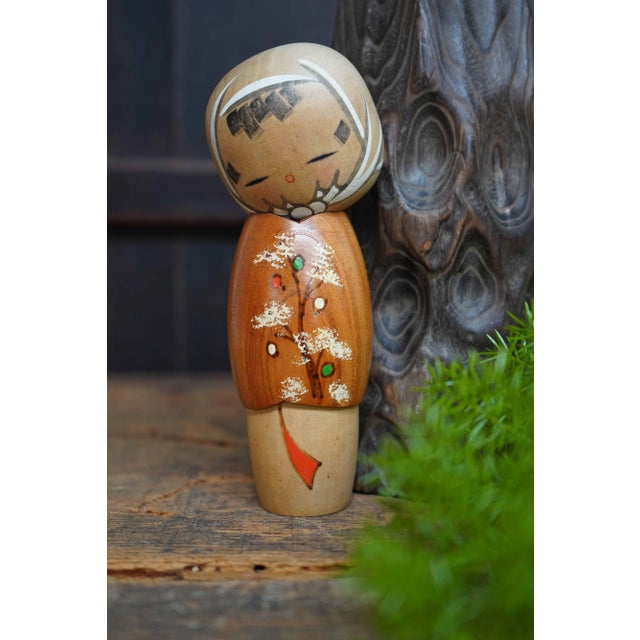 Mid-Century Modern Vintage Sosaku Kokeshi, Japan, 1960s For Sale - Image 3 of 8