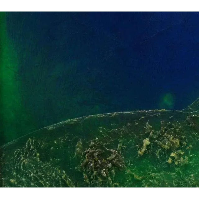 Mid-Century Modern "Visions of Another World lV" Painting on Fiberglass by David Lach For Sale - Image 3 of 6