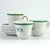 1940s Large Belgian Porcelain Cups and Saucers, 1890s, Set of 6 For Sale - Image 5 of 10