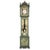 19th century French, wooden case painted in shades of green with gold. Painted enamel dial with Roman numerals. Minor...
