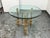 Contemporary Late 20th Century McGuire Bamboo + Round Glass Top Table For Sale - Image 3 of 12
