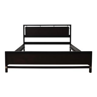 Harvey Probber Style Campaign Full Bedframe For Sale