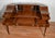 1930s English Regency Mahogany Inlaid & Leather Top Carlton Writing Desk For Sale - Image 11 of 17