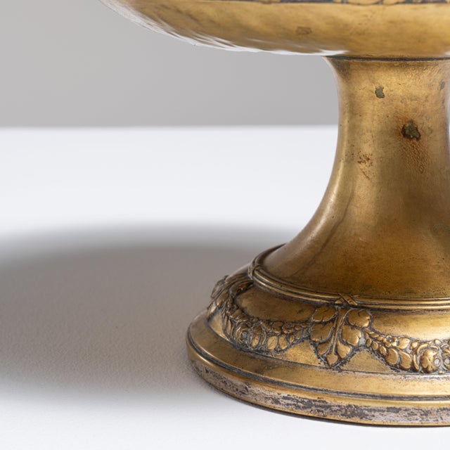 19th Century France Napoleon III Gold Metal Serving Piece For Sale - Image 14 of 15