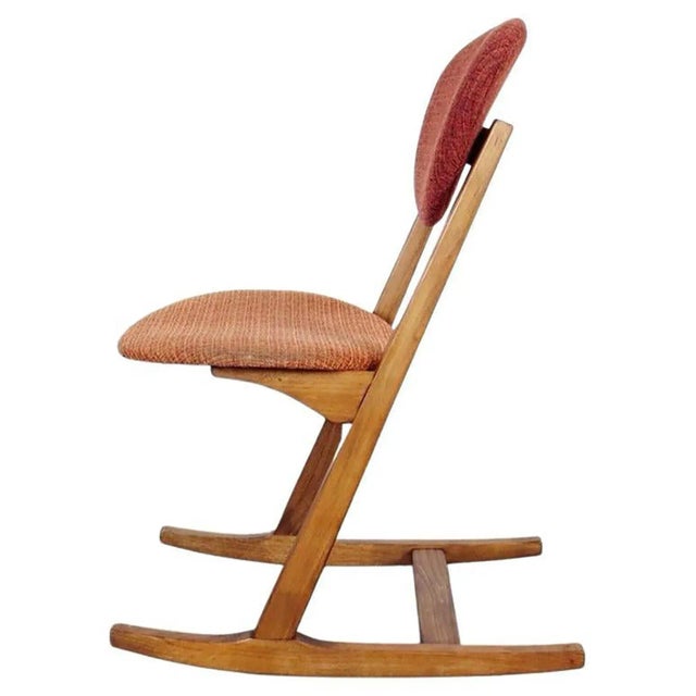 Modern Rocking Chairs by Karel Vyčíčal and Miloš Sedláček, 1970s, Set of 4 For Sale - Image 3 of 5