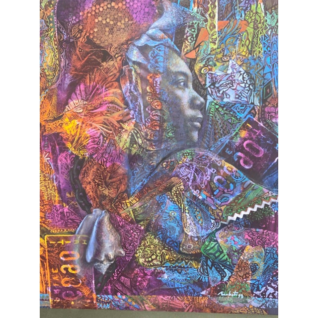 Haitian Art .Modern Haitian Art Painting. Contemporary Haitian Painting. Richard Barbot For Sale - Image 4 of 12