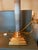 Late 20th Century Late 20th Century Solid Brass Column Table Lamp For Sale - Image 5 of 5