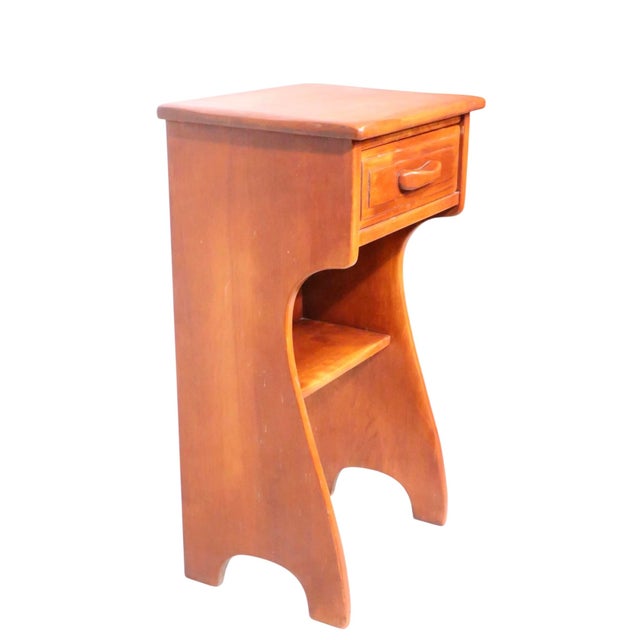 Cushman Maple Molly Stark Nightstand 2059 C 1940's For Sale - Image 13 of 13