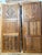 Hand Carved Teak Wood Barn Door Geometric Medallion Three Panel Farmhouse Sliding Door 96x36 For Sale In Orlando - Image 6 of 8