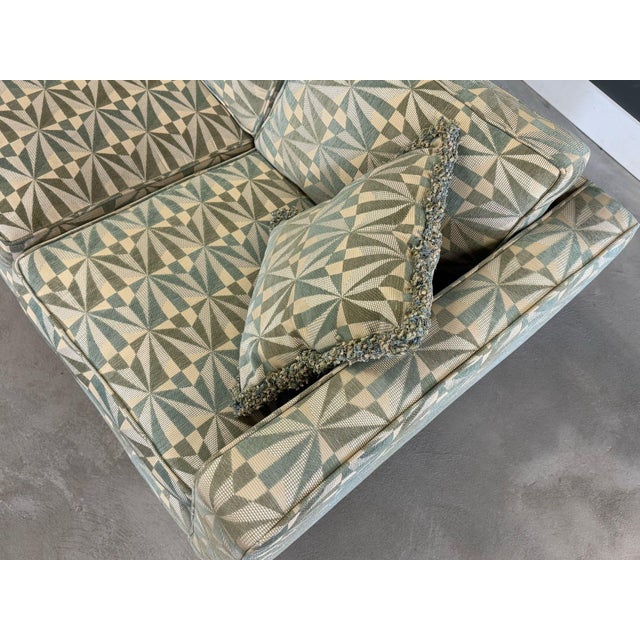 1970s Geometric Modern Sofa For Sale - Image 4 of 8