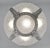 Petitot & Muller Freres French Art Deco Multi-Light Chandelier 1930s - Floral Glass For Sale - Image 6 of 15