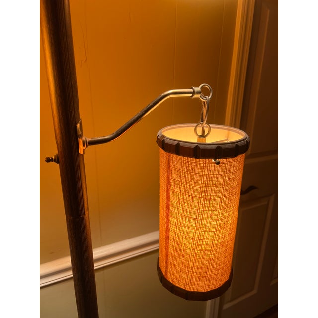 1960s Mid-Century Modern 3-Lantern Tension Pole Lamp For Sale - Image 14 of 15