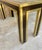 Late 20th Century Gilt Metal and Wood Console Table with Glass Top For Sale - Image 13 of 18