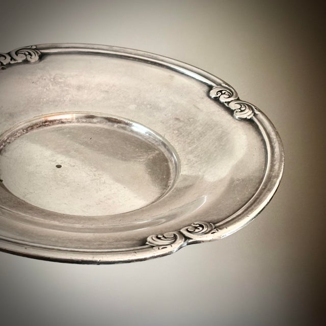 Antique SilverPlate Platter- Coaster “St Francis Hotel” For Sale In Columbus - Image 6 of 9