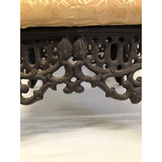 1970s Vintage Cast Iron Stool Chairish