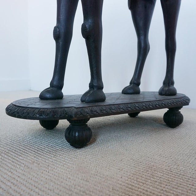 Anglo Indian Carved Hardwood Table, 1890s For Sale - Image 5 of 12